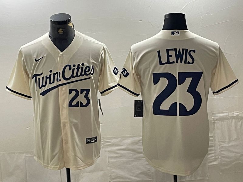 Men Minnesota Twins #23 Lewis Cream 2024 Nike Game MLB Jersey style 1